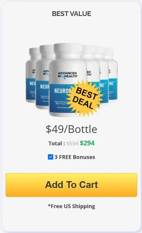 NeuroDrine 6 bottle